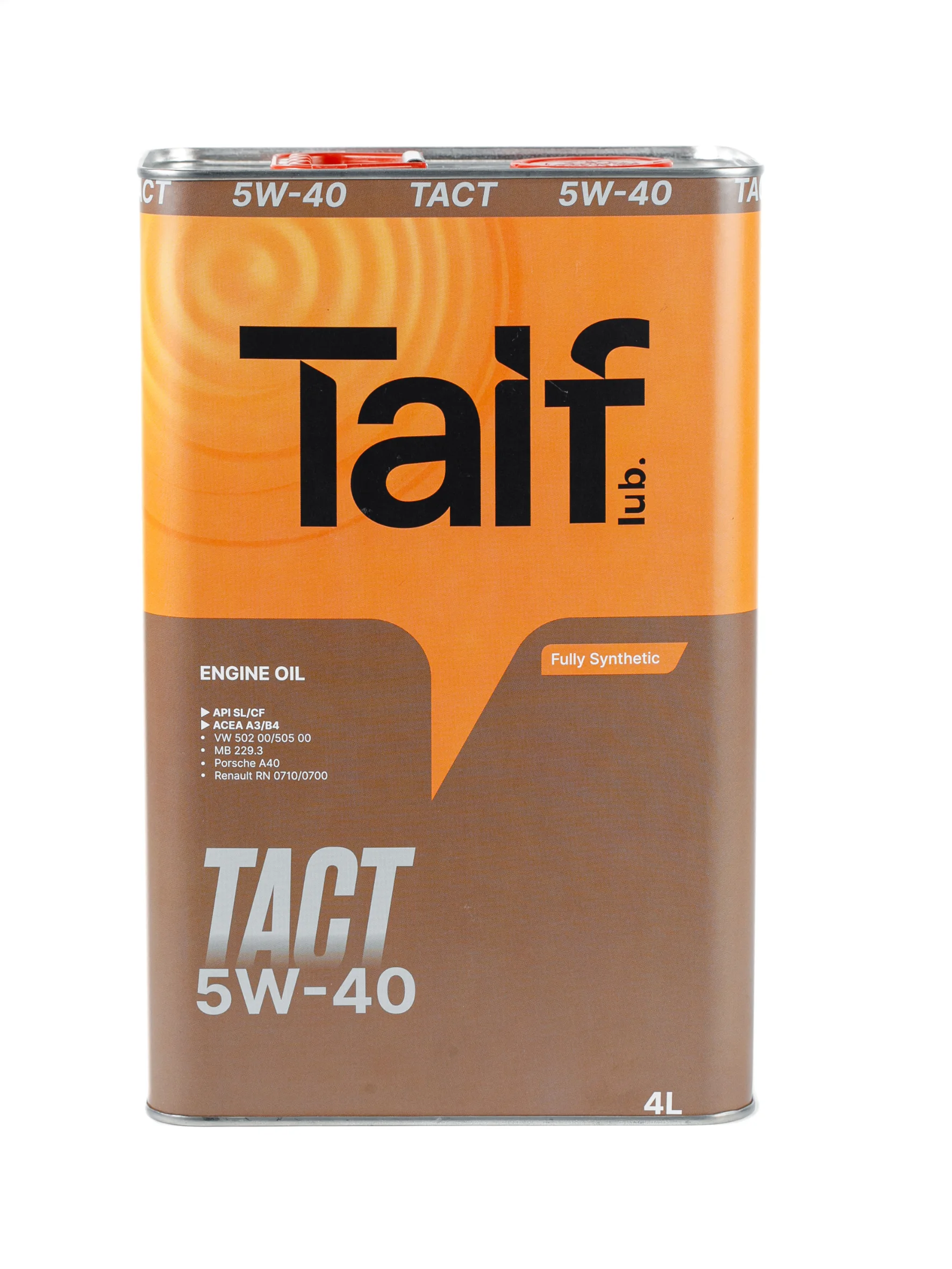 Моторное синтетическое масло TAIF TACT 5W-40, A3/B4, 4л