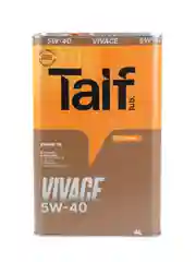 Синтетическое моторное масло Taif Vivace 5W-40 SN/CF 4л