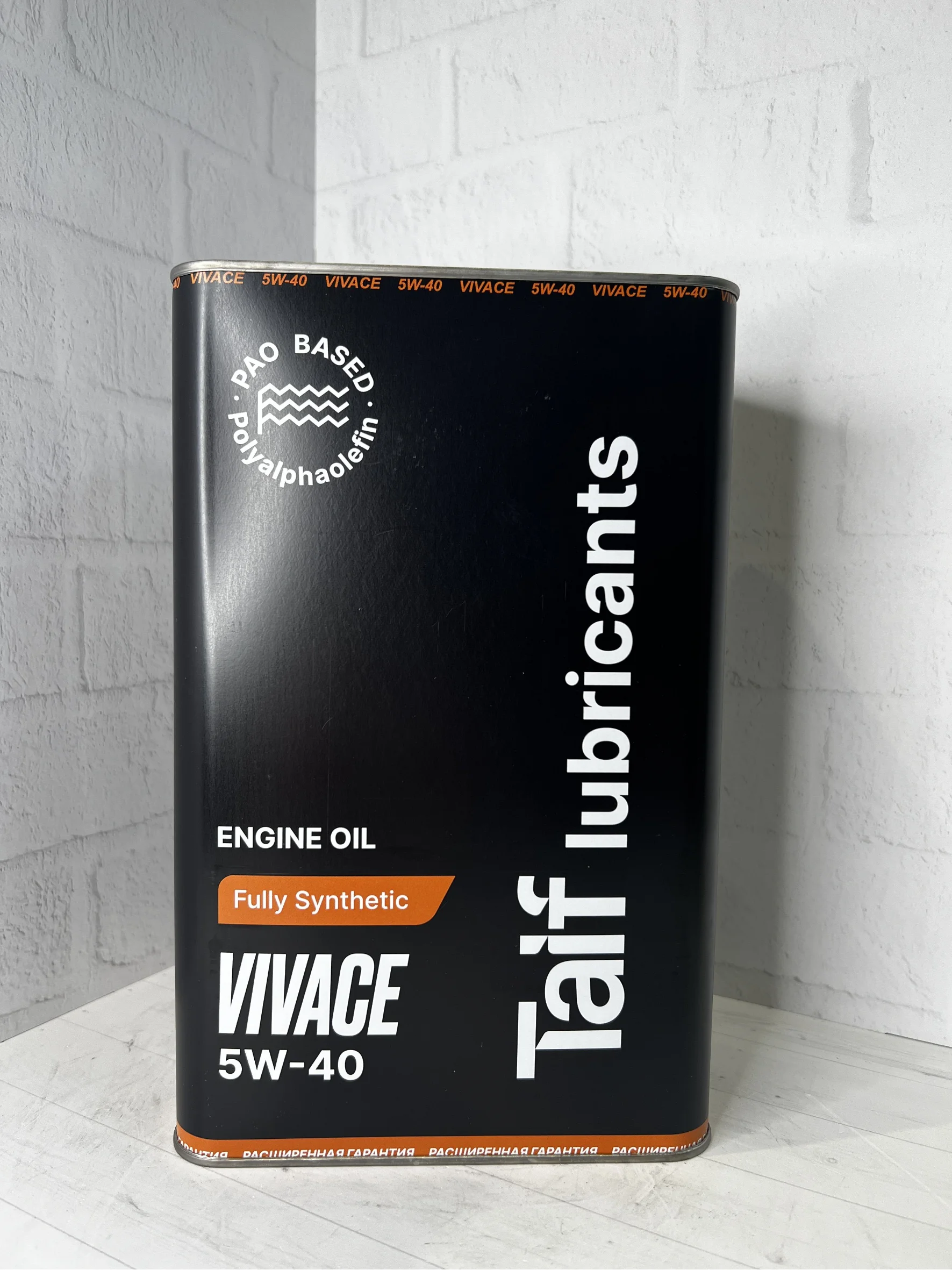 Синтетическое моторное масло Taif Vivace 5W-40 SN/CF 4л