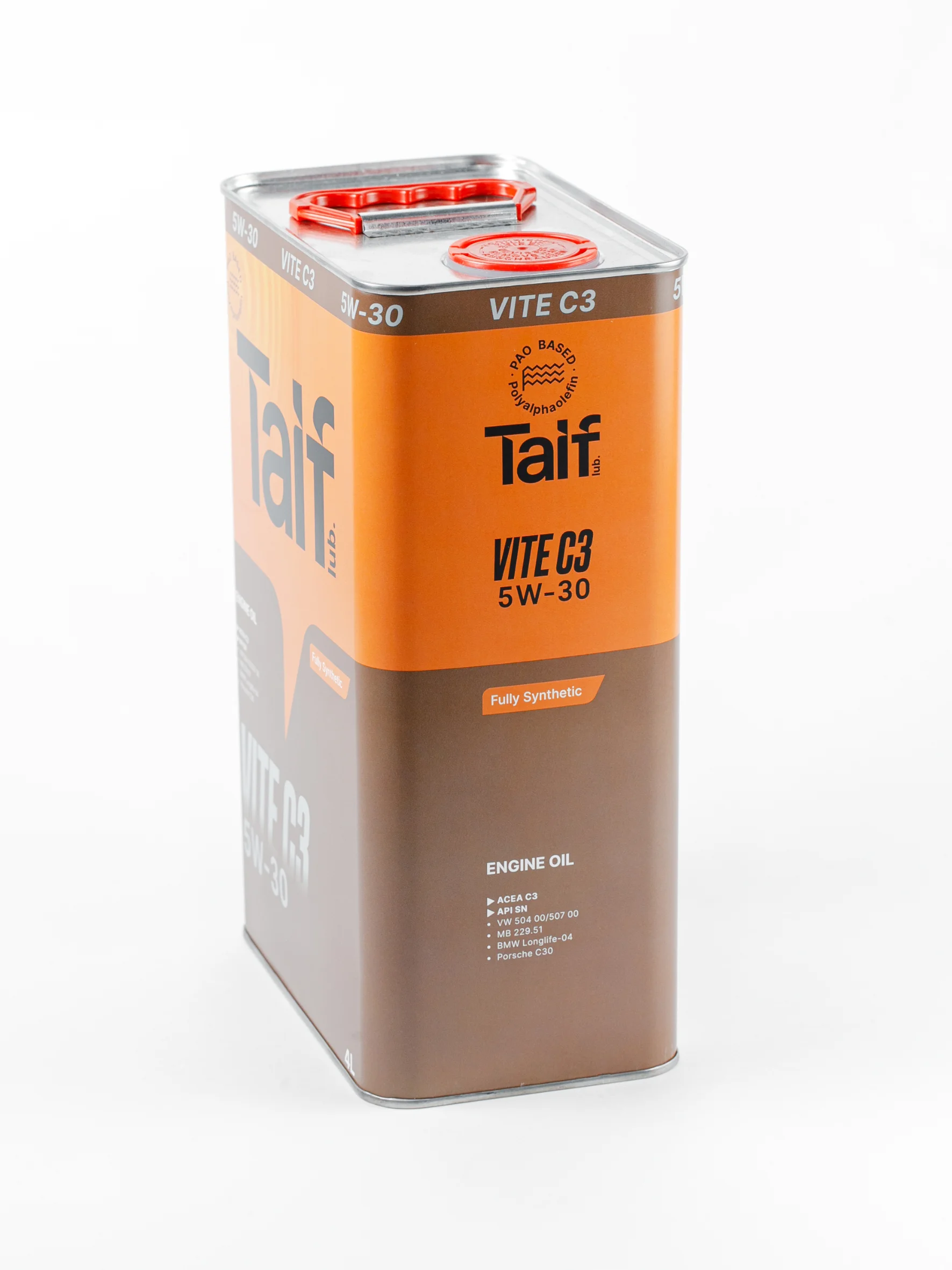 Синтетическое моторное масло TAIF VITE 5W-30 SN, C3 4л