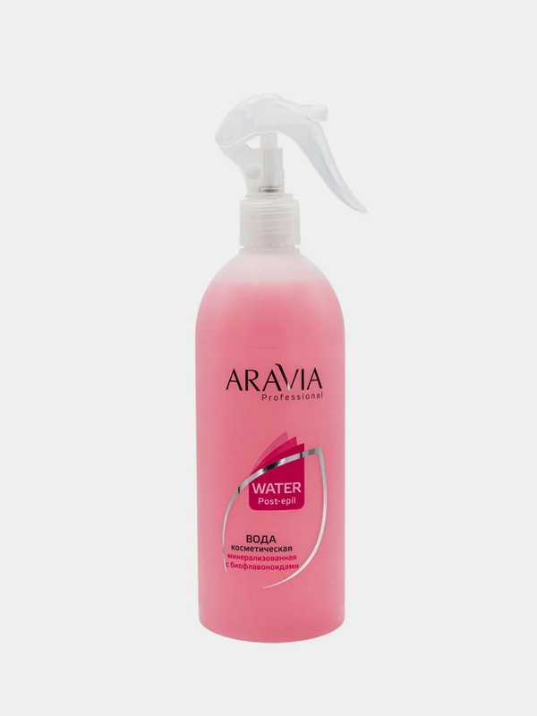 Вода косметическая минерализованная ARAVIA Professional, с биофлавоноидами, 500 мл