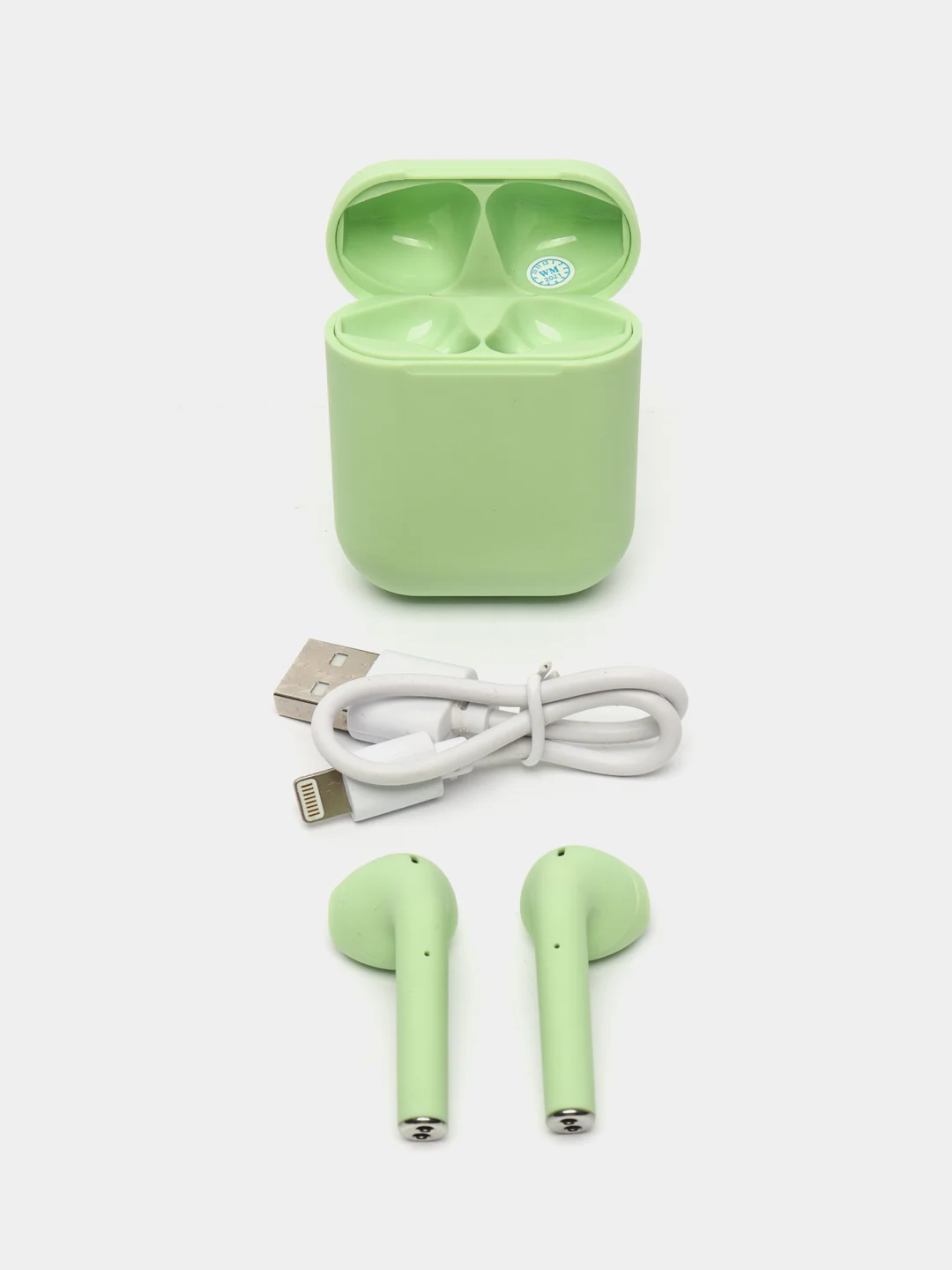Бирюзовый беспроводные наушники inPods 12, сенсорные, с анимацией Pods 2