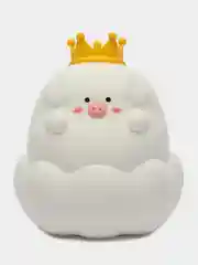 Ночник Jordan Judy "Свинка" Night Light Pig 7 Colors VC111 белый