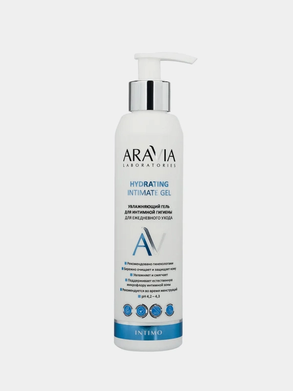 Увлажняющий гель для интимной гигиены ARAVIA Laboratories, для ежедневного ухода, 200 мл