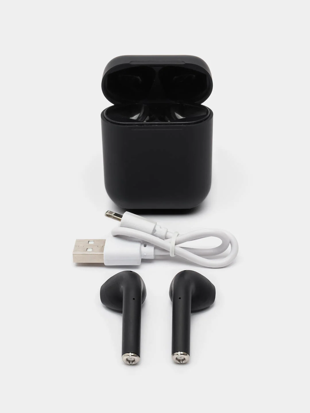 Черный беспроводные наушники inPods 12, сенсорные, с анимацией Pods 2