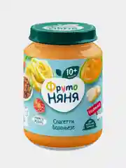 Пюре детское мясное ФрутоНяня, спагетти болоньезе, с 10 месяцев, 190г, 6 штук