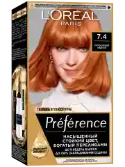 Стойкая краска для волос LOreal Paris Preference Feria, тон 74, манго - интенсивный медный