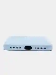 Голубой чехол для iPhone 11 PRO MAX, 12, 12 PRO MAX, 13 PRO, 7, 8, SE / Чехол на Айфон