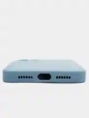 Голубой чехол для iPhone 11 PRO MAX, 12, 12 PRO MAX, 13 PRO, 7, 8, SE / Чехол на Айфон