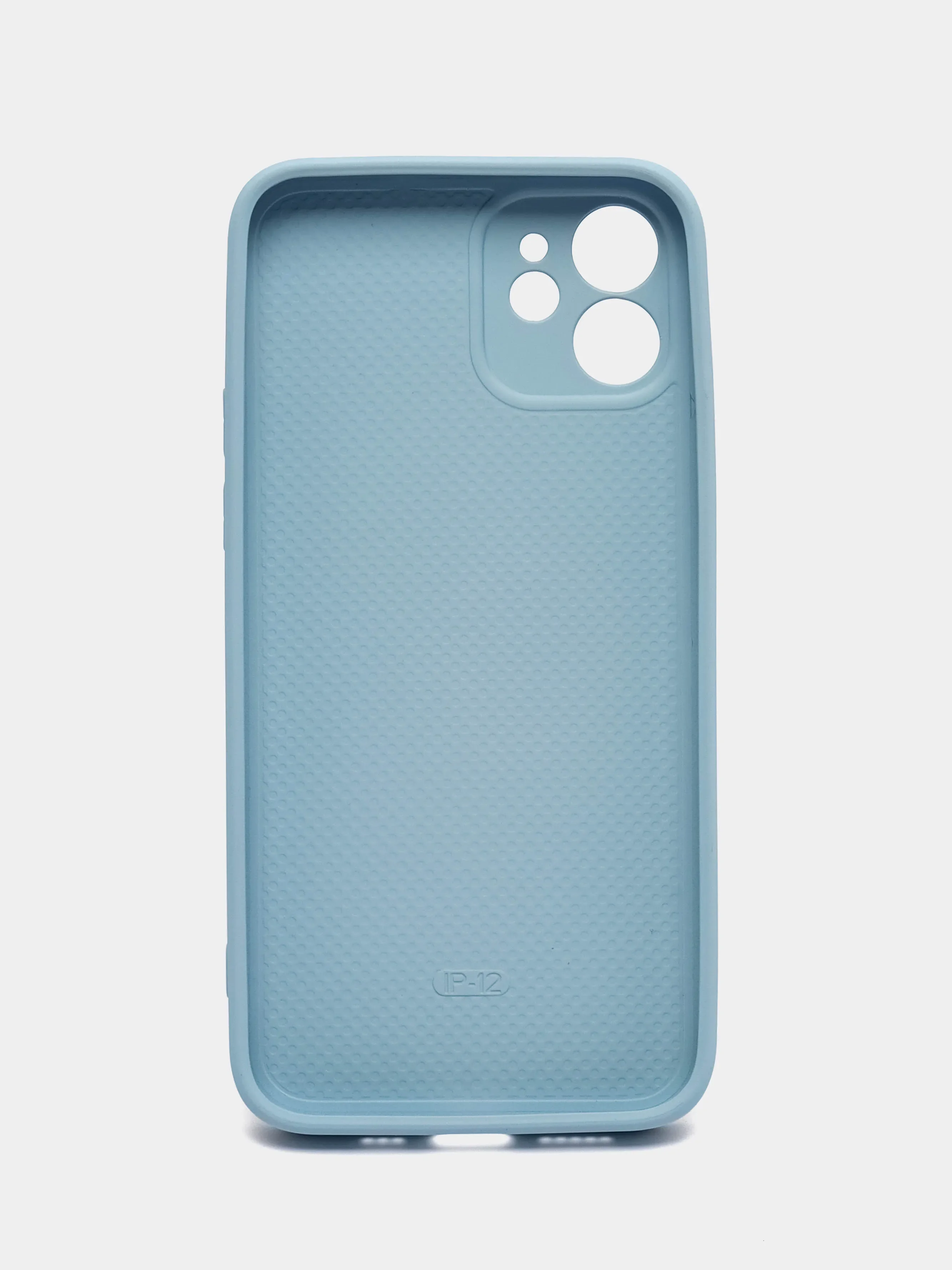 Голубой чехол для iPhone 11 PRO MAX, 12, 12 PRO MAX, 13 PRO, 7, 8, SE / Чехол на Айфон