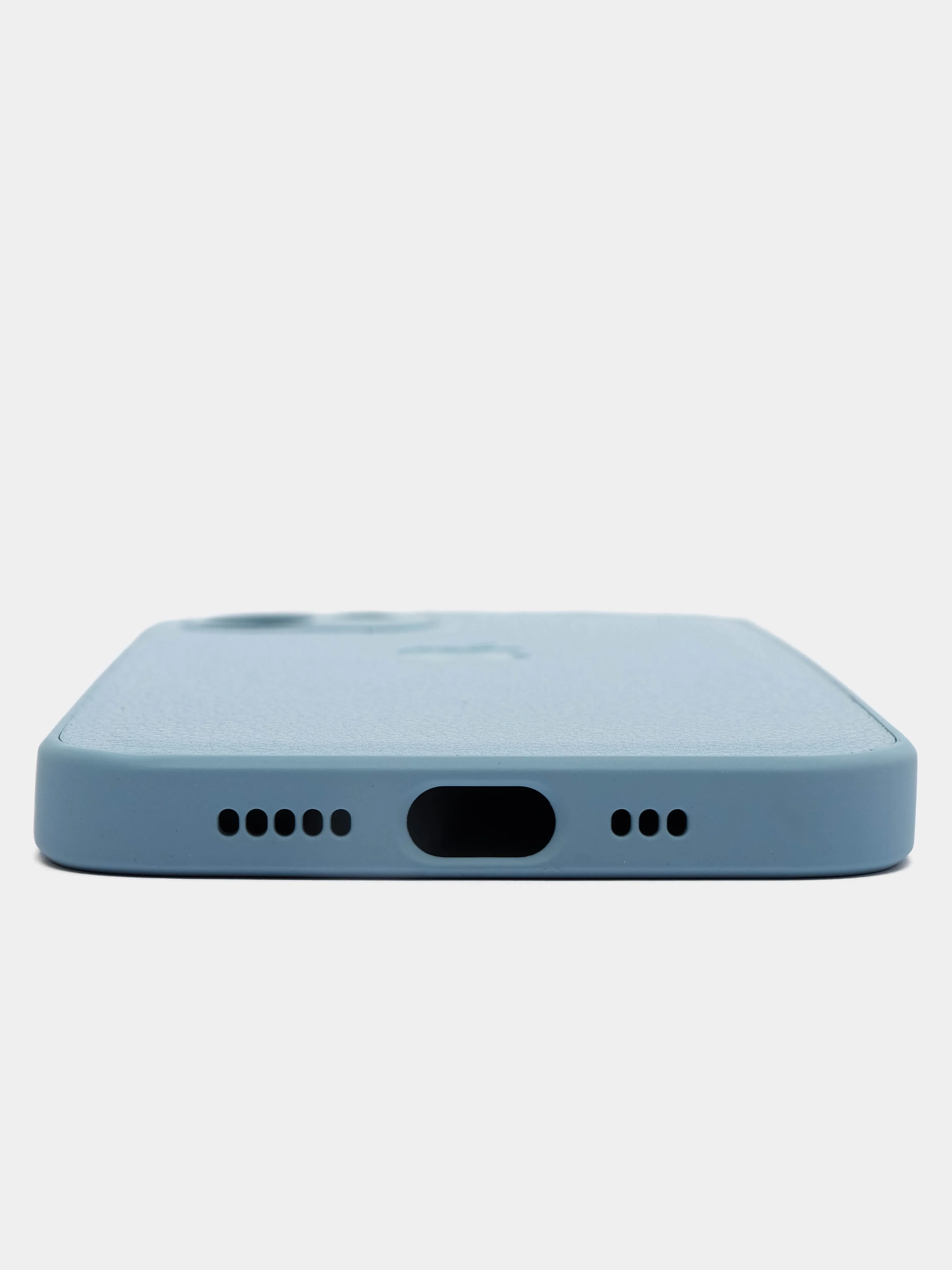 Голубой чехол для iPhone 11 PRO MAX, 12, 12 PRO MAX, 13 PRO, 7, 8, SE / Чехол на Айфон