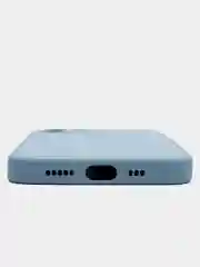 Голубой чехол для iPhone 11 PRO MAX, 12, 12 PRO MAX, 13 PRO, 7, 8, SE / Чехол на Айфон