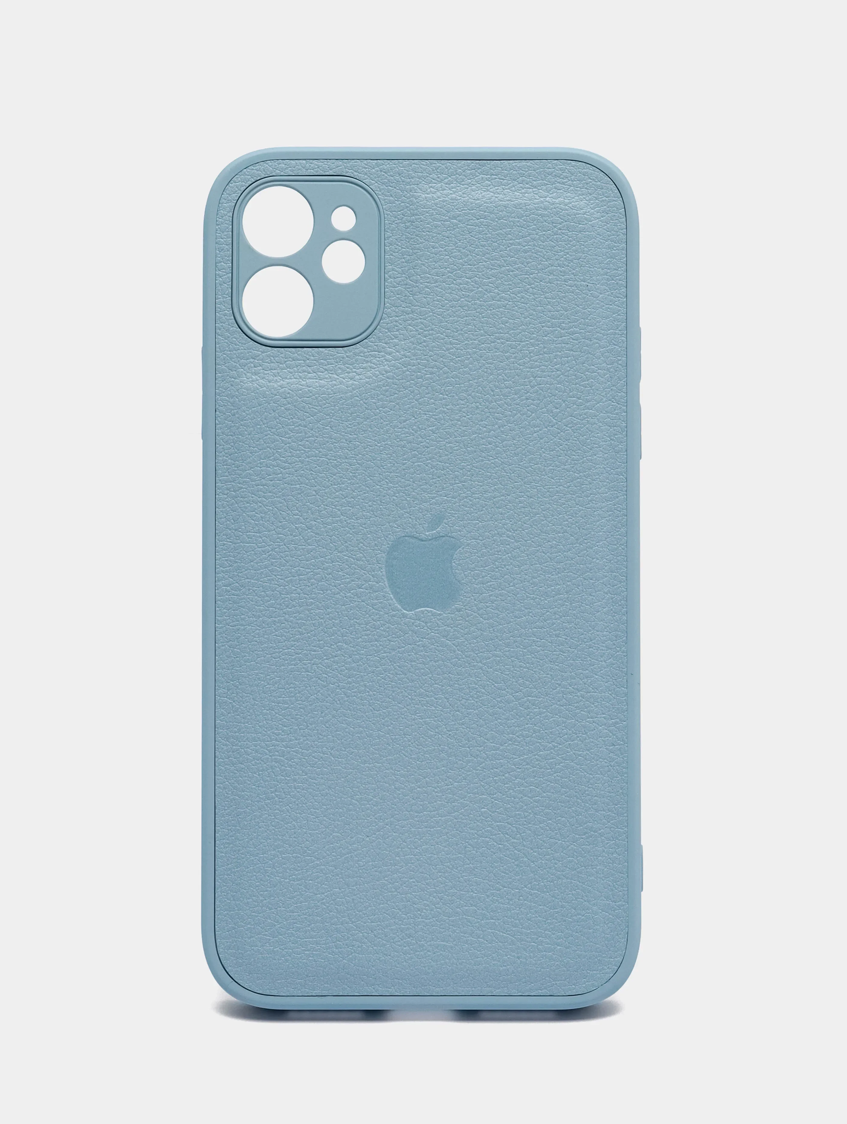 Голубой чехол для iPhone 11 PRO MAX, 12, 12 PRO MAX, 13 PRO, 7, 8, SE / Чехол на Айфон