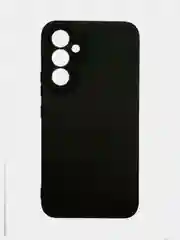 Угольный чехол для Samsung Galaxy A54 / Самсунг Галакси А54, силиконовый, матовый, черный