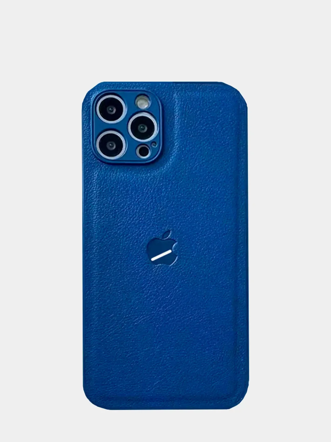 Синий чехол для iPhone 11 PRO MAX, 12, 12 PRO MAX, 13 PRO, 7, 8, SE / Чехол на Айфон