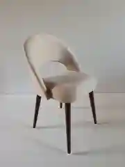 Угольный стул кухонный, мягкий, со спинкой велюр, ножки деревянные Качественная мебель