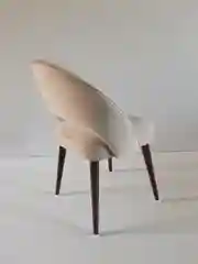 Угольный стул кухонный, мягкий, со спинкой велюр, ножки деревянные Качественная мебель