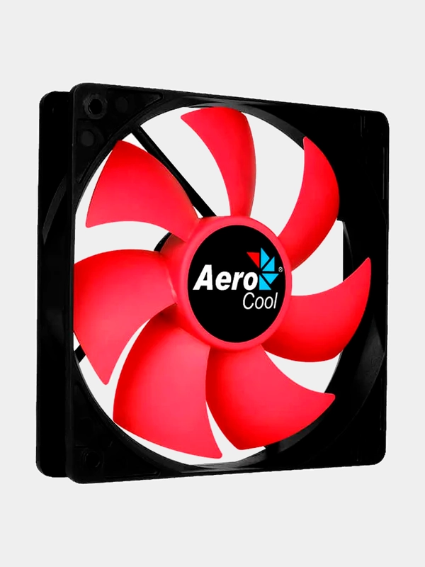 Вентилятор для корпуса AeroCool Force 12 PWM / 120mm/ 4pin/ Red blade, шт