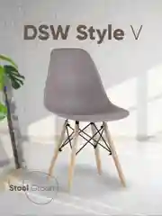 Бежевый стул для кухни обеденный DSW Style V разборный фрейм