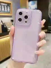 Фиолетовый чехол на iPhone 11, 12, 13, 14, 15 / Pro Max, на Айфон, блестящий, силиконовый