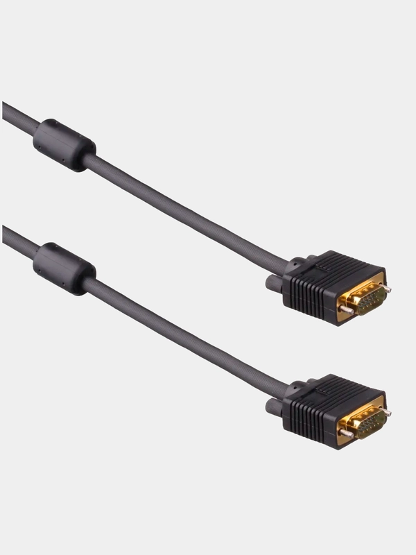 Кабель VGA Pro ExeGate EX-CC-PVGA-15M15M-10.0 (15M/15M, 10м, 2 фильтра
