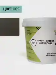 Грунт-краска акриловая с мраморным наполнителем, черный 1 кг