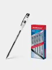 Ручка гелевая ErichKrause G-Point Stick Classic, 0.38, черная, 12 штук