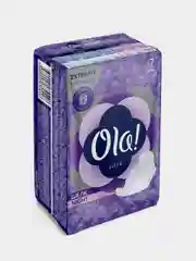 Прокладки ультратонкие Ola! ULTRA NIGHT, сеточка, с ионами серебра, 7 штук