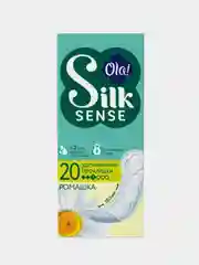Прокладки ежедневные OLA! SILK SENSE DAILY LARGE Ромашка, 20 штук