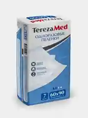 Пеленки одноразовые TerezaMed, 60x90 см, 7 штук