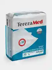 Пеленки одноразовые TerezaMed Basic, 60x60 см, 30 штук