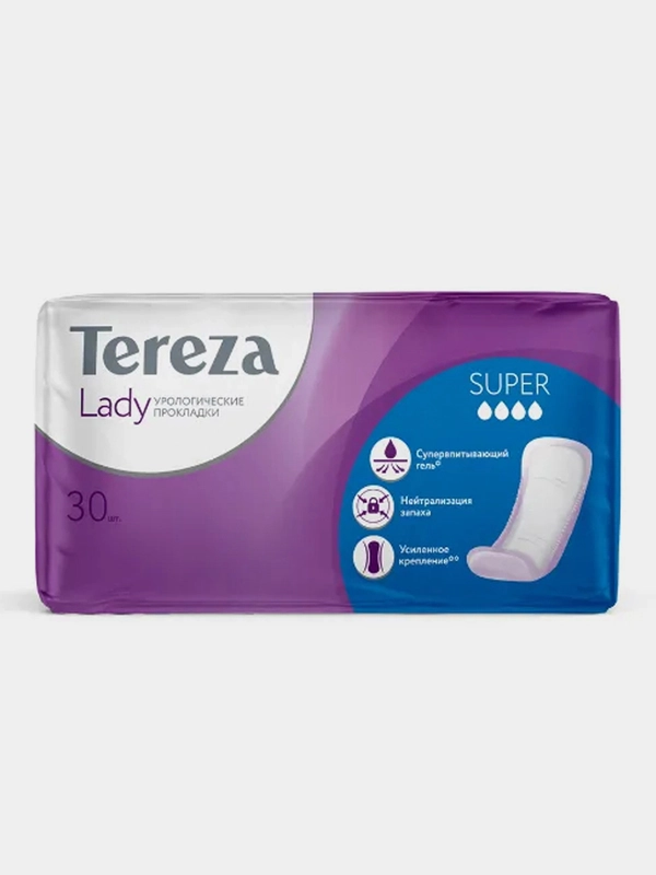 Прокладки урологические TerezaLady Super, 30 штук