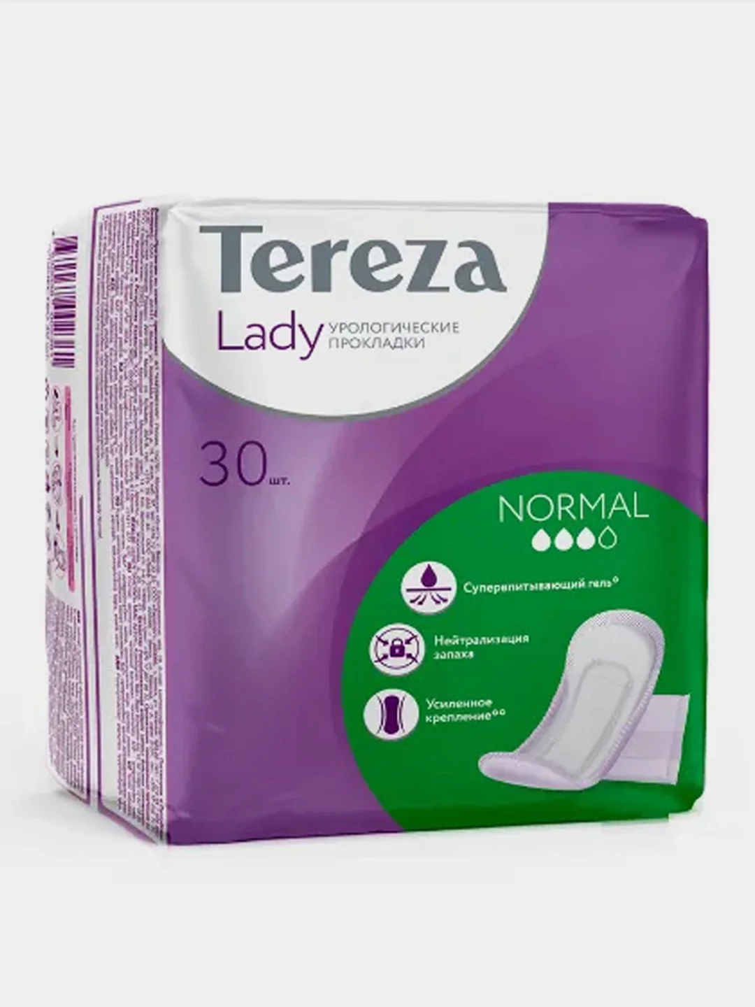 Прокладки урологические TerezaLady Normal, 30 штук