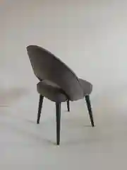 Угольный стул кухонный, мягкий, со спинкой велюр, ножки деревянные Качественная мебель