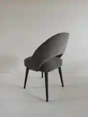 Угольный стул кухонный, мягкий, со спинкой велюр, ножки деревянные Качественная мебель