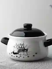 Горшочек для запекания "Озорные коты", 500 мл, 17x13x10 см, керамика