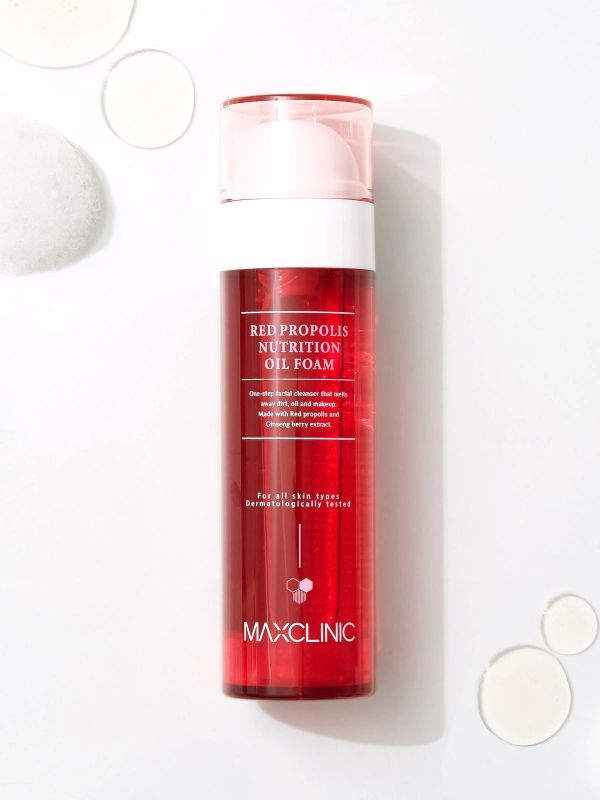 MAXCLINIC Red Propolis Nutrition Oil Foam Масло-пенка гидрофильное для умывания, 110 г