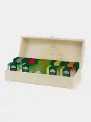 Чай в подарочной упаковке "Ahmad Tea" Коллекция в шкатулке из дерева,  пакетики 100 х 2 г