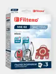 Мешки-пылесборники Filtero MIE 02 Экстра, для пылесосов Miele, синтетические, 3 штуки