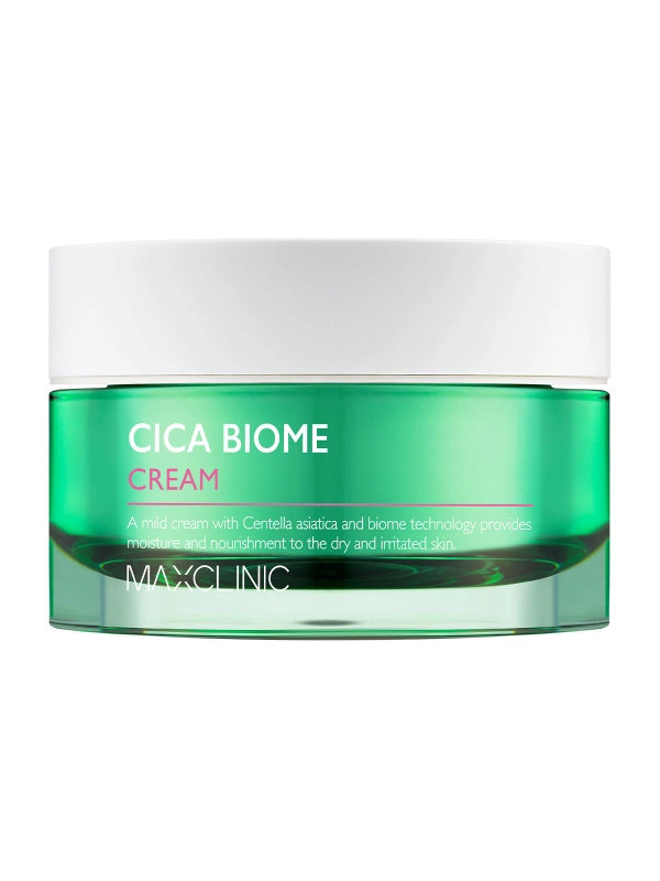 MAXCLINIC Cica Biome Cream Увлажняющий крем для сухой и чувствительной кожи лица, 50 мл