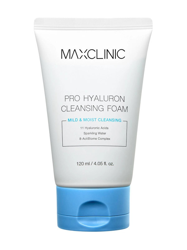 MaxClinic Pro Hyaluron Cleansing Foam Пенка для умывания с комплексом 11 кислот, 120 мл