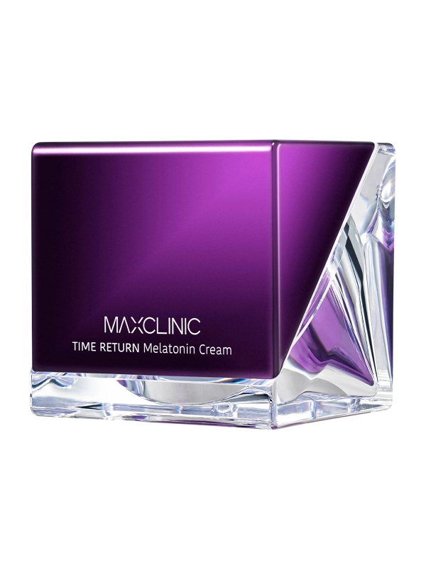 MAXCLINIC Time Return Melatonin Cream Крем для лица с мелатонином восстанавливающий, 60 мл