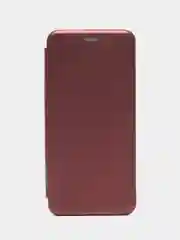 Тёмно-бордовый чехол-книжка Tecno Spark GO 2024, Spark 20C, infinix Hot 40i, smart 8, smart 8 Pro