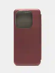 Тёмно-бордовый чехол-книжка Tecno Spark GO 2024, Spark 20C, infinix Hot 40i, smart 8, smart 8 Pro