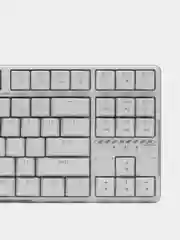 Белый клавиатура проводная A-Jazz Douyu DKM160, Red Switch, белая