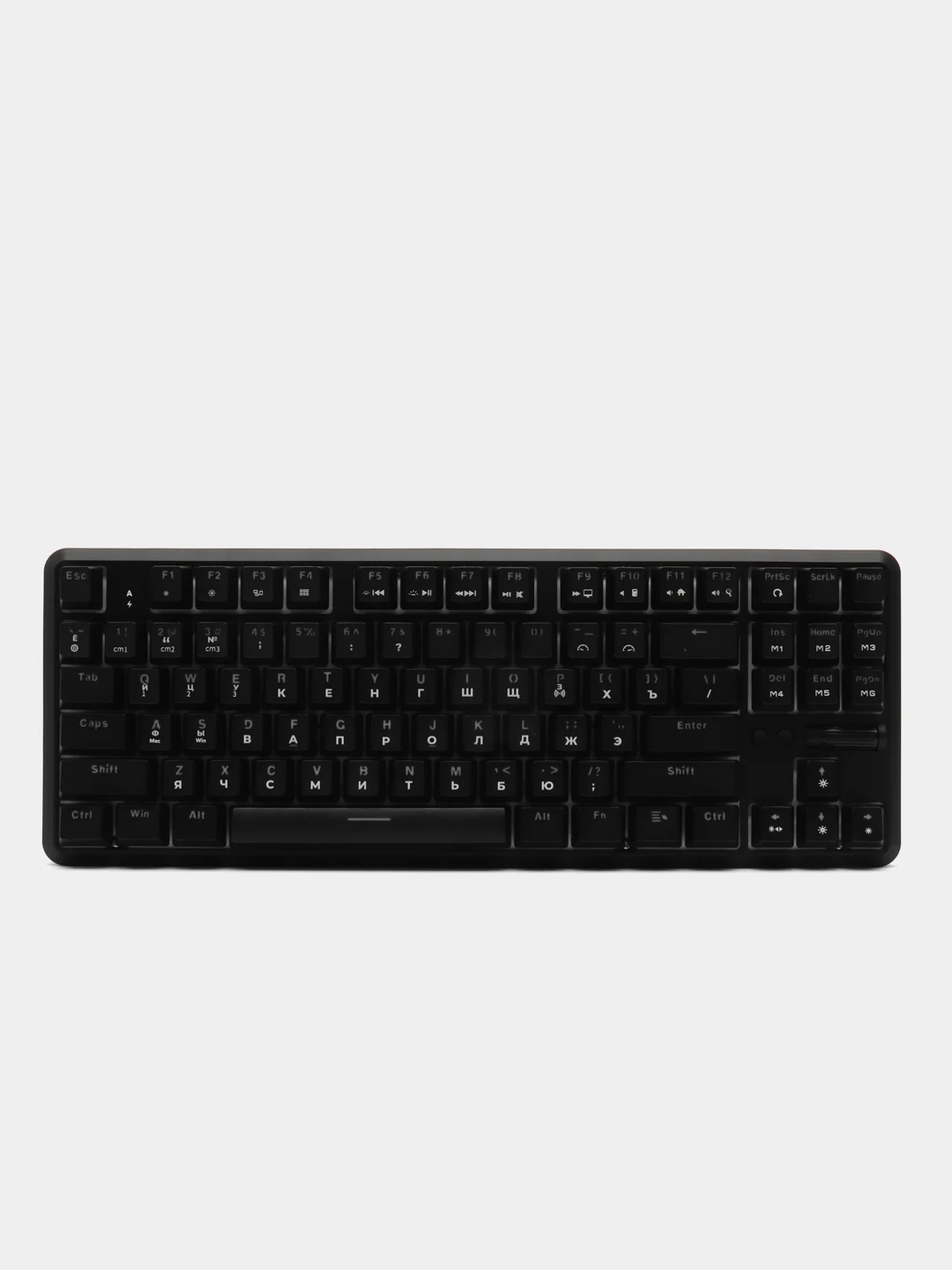 Клавиатура беспроводная, проводная A-Jazz K870T, Brown Switch, чёрная