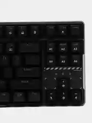 Черный клавиатура проводная A-Jazz Douyu DKM160, Red Switch, белая