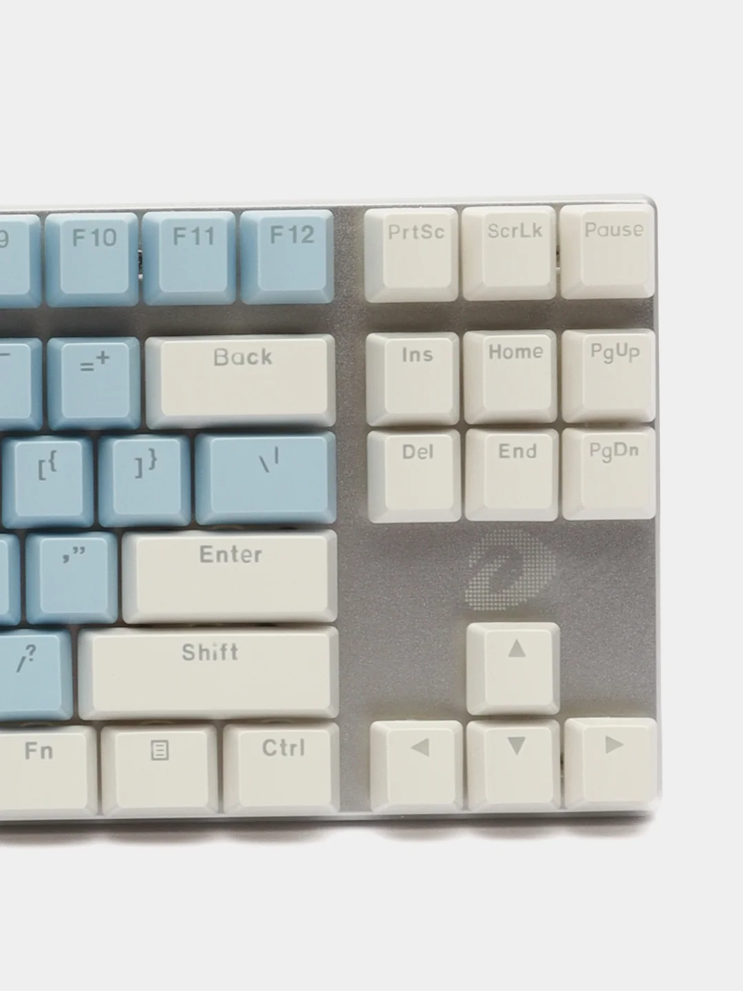Клавиатура проводная DAREU EK815, Blue Switch, голубая-белая