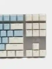 Клавиатура проводная DAREU EK815, Blue Switch, голубая-белая
