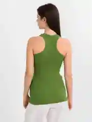 Лесной зеленый майка женская